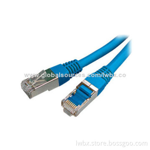 CAT 5e/6 Patch Cord Cables with RJ45 Connector, CE-certified